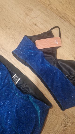 Conjunto brillante mujer