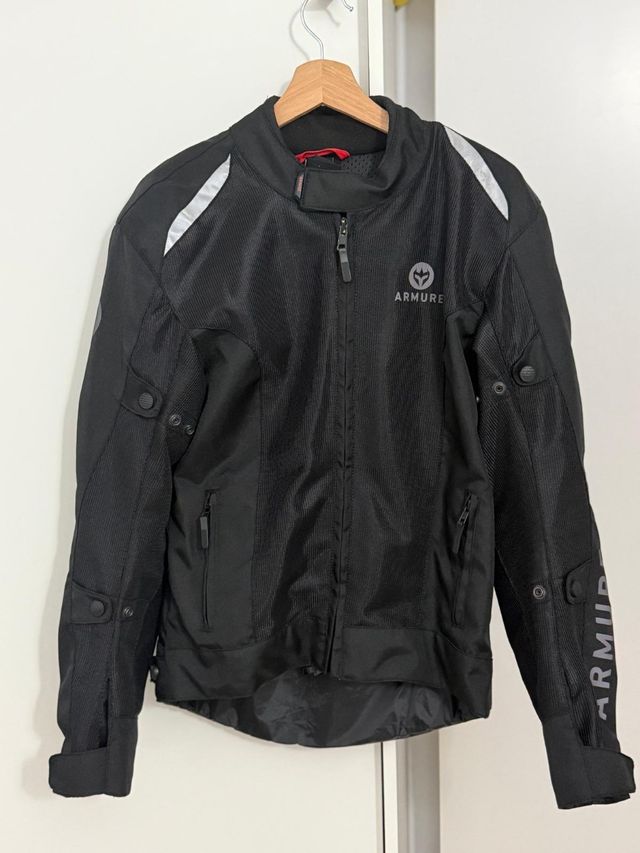 Chaqueta de moto Armure negra