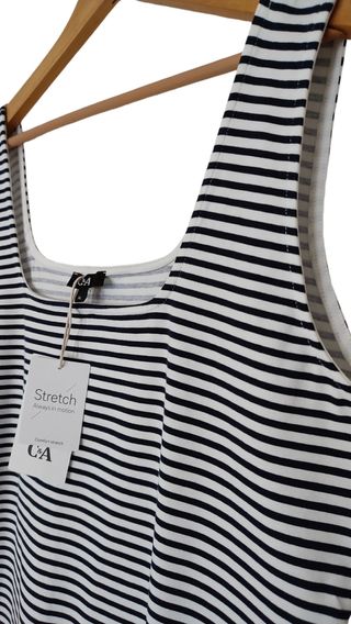Bata rayas Talla XL CON ETIQUETA 