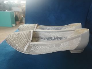 Ballerine eleganti bianche n 41