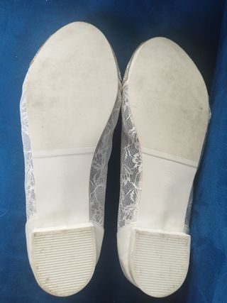 Ballerine eleganti bianche n 41