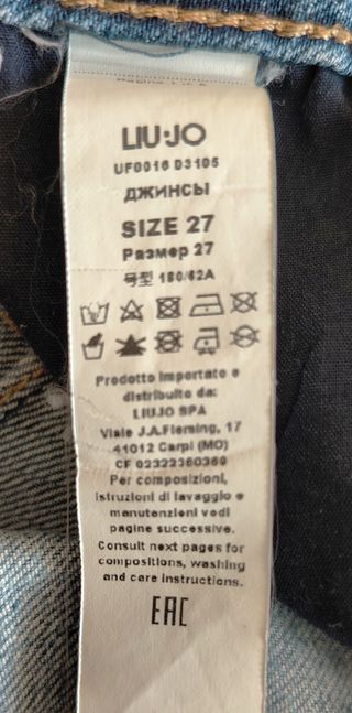 Liu Jo Jeans vita alta donna Taglia IT 27