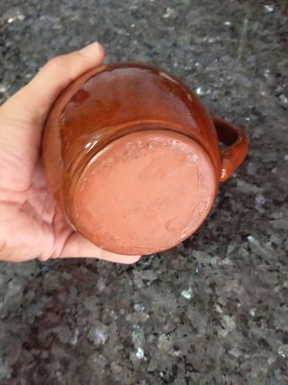 Jarrita de barro para aceite