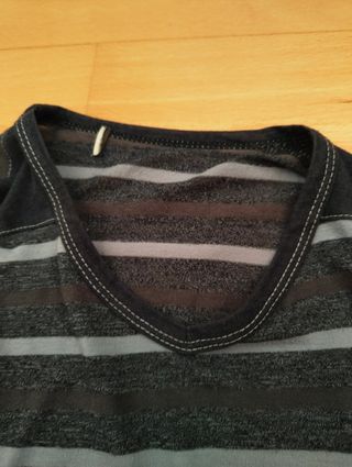 Camiseta Massana Vintage Rayas Azules