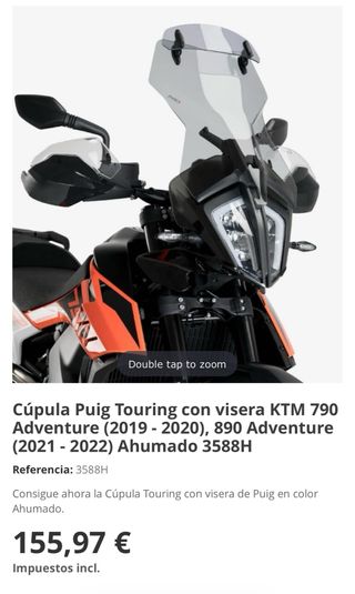 Cúpula Puig Touring KTM 890 Adventure