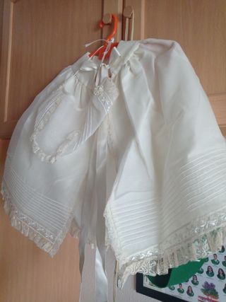Traje de cristianar organza