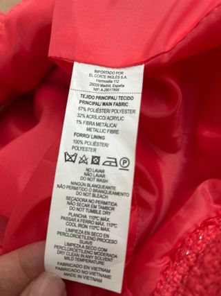 Blazer Chanel Easy Wear Rojo Talla XS