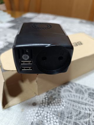 Inversor Coche BESTEK 75W USB AC