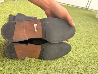 Botas de piel baby silk negras