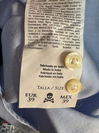 Camisa Scalpers Azul