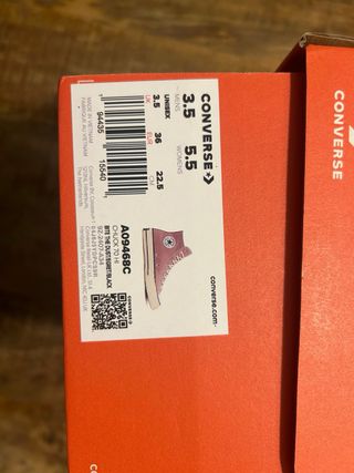 Converse Chuck 70 Rosa Talla 36