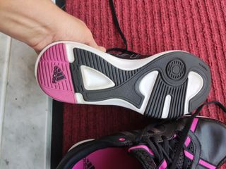 Scarpe Adidas Donna N.38 Nero/Rosa di pelle