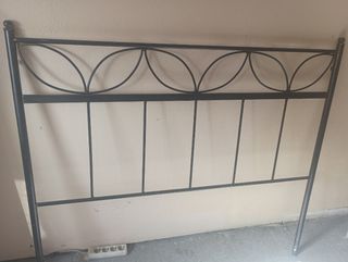 Cabecero de forja negro