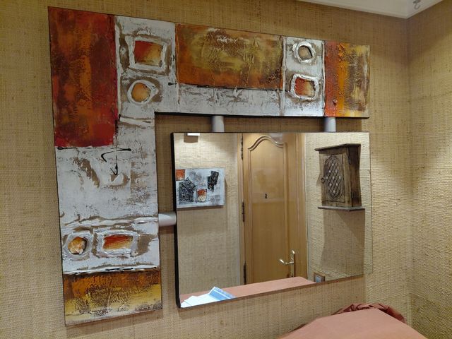 Espejo recibidor moderno