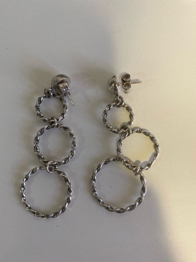 Orecchini lunghi in argento