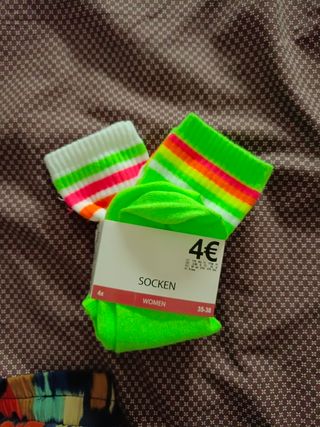 Calcetines de colores talla 35-38