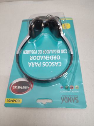 Casco Auriculares Regulación Volumen