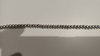 Pulsera de bolitas plateada
