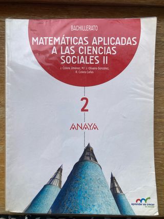 Matemáticas aplicadas a las Ciencias Sociales II.