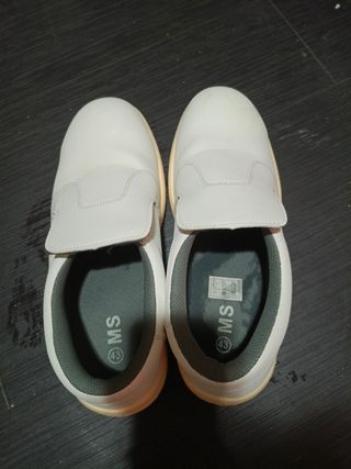 Zapatos de seguridad blancos talla 43