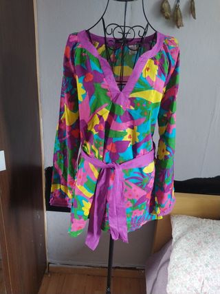 Blusón estampado floral