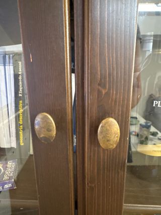 Vitrina Hemnes Vintage Madera Marrón