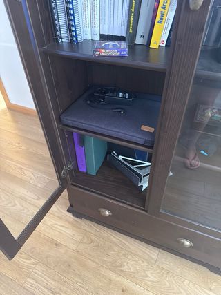 Vitrina Hemnes Vintage Madera Marrón