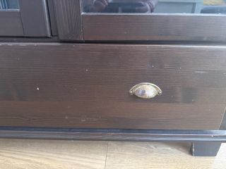 Vitrina Hemnes Vintage Madera Marrón