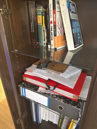 Vitrina Hemnes Vintage Madera Marrón