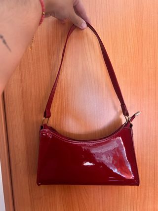 Bolso rojo charol