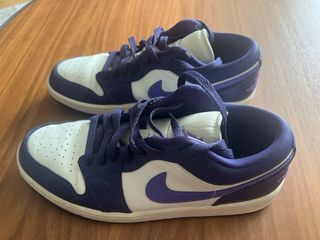Nike Air Jordan 1 Low Morado y Blanco