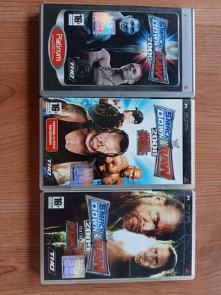 Juegos PSP WWE SmackDown vs. Raw completos. 