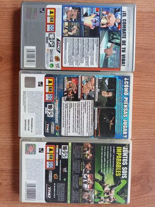 Juegos PSP WWE SmackDown vs. Raw completos. 