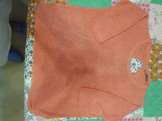 Jersey Esfera Mujer Talla L Naranja
