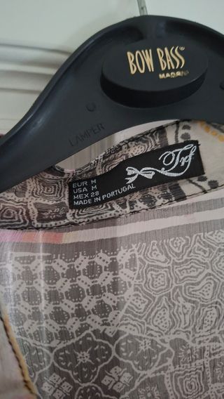 Blusa Ibicenca Transparente Multicolor