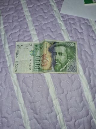 Billete 1000 pesetas 1992