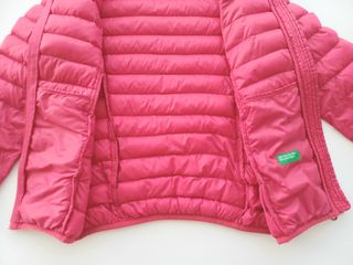 Piumino bimba Benetton fucsia