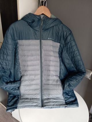 Cazadora Quechua azul y gris