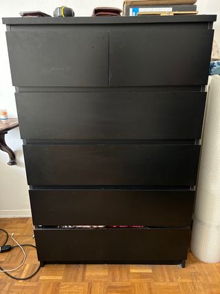 Cassettiera Ikea Nera