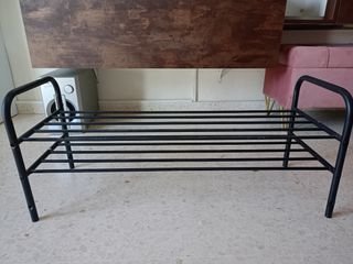 Zapatero Metálico Negro