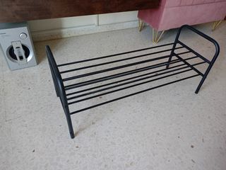 Zapatero Metálico Negro