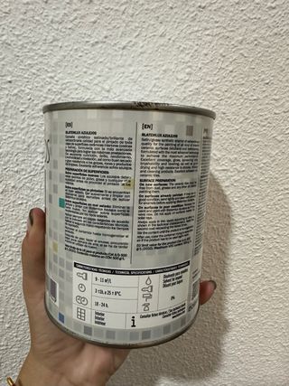 Pintura Blatemlux Azulejos Blanco Brillante 750ml