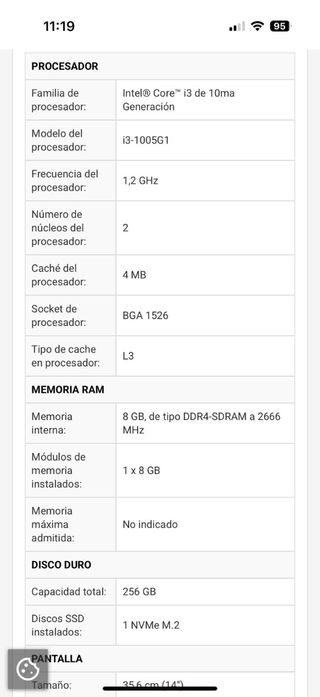Ordenador Portátil HP Gris/Plateado
