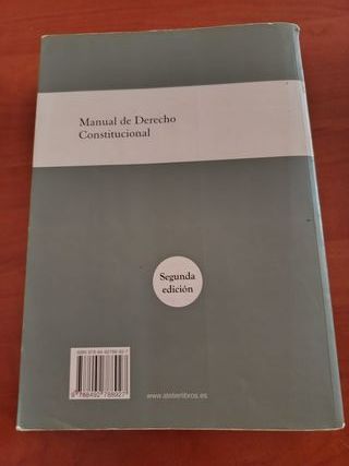 Manual de derecho constitucional