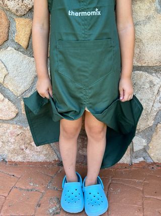 Delantal infantil Thermomix verde