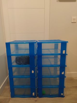 Cajoneras cajones plástico