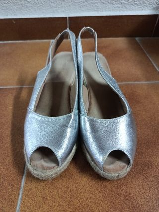 Cuñas/Alpargatas Plata