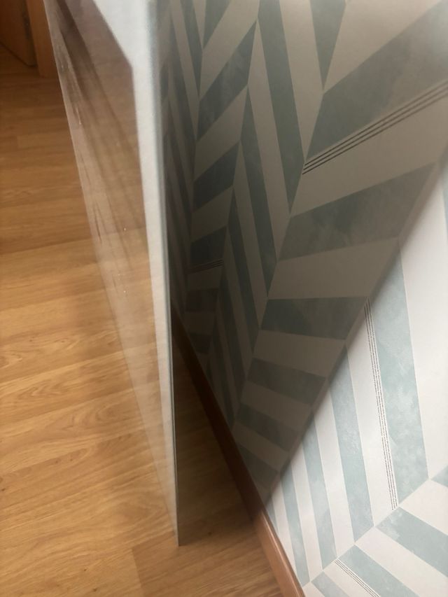 Espejo Rectangular Baño Plata