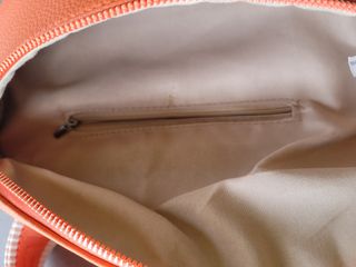 Marsupio in pelle arancio Made in Italy