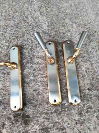 Picaportes Dorados y Plateados